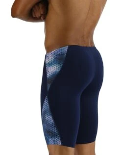 TYR StarHex Durafast Elite Blade Swim Jammer - Blue Ice -Aqua Wear Shop StarHexDurafastEliteBladeJammer BlueIce 4