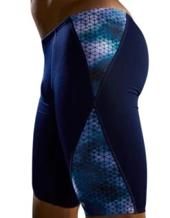 TYR StarHex Durafast Elite Blade Swim Jammer - Blue Ice -Aqua Wear Shop StarHexDurafastEliteBladeJammer BlueIce 8