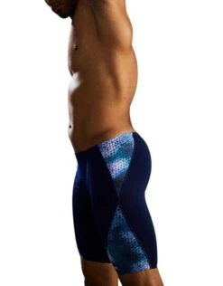 TYR StarHex Durafast Elite Blade Swim Jammer - Blue Ice -Aqua Wear Shop StarHexDurafastEliteBladeJammer BlueIce 9