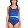 Zoggs Sumatra Adjustable Scoopback Swimsuit - Navy/Blue -Aqua Wear Shop SumatraAdjustableScoopbackSwimsuit NavyBlue 5