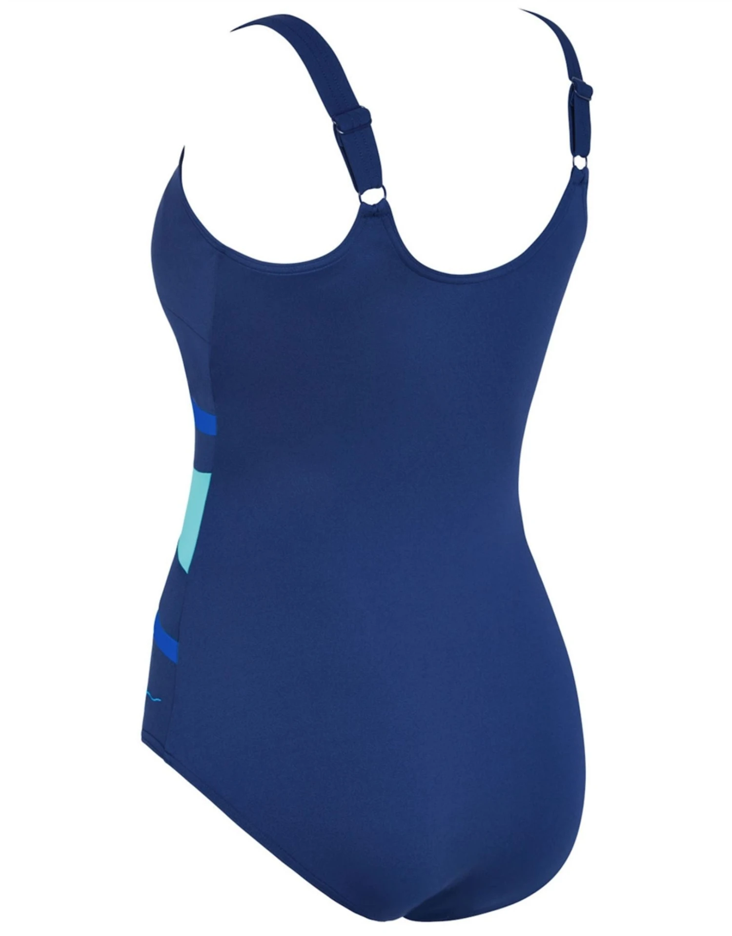Zoggs Sumatra Adjustable Scoopback Swimsuit - Navy/Blue 9 Zoggs Sumatra Adjustable Scoopback Swimsuit - Navy/Blue - Image 7