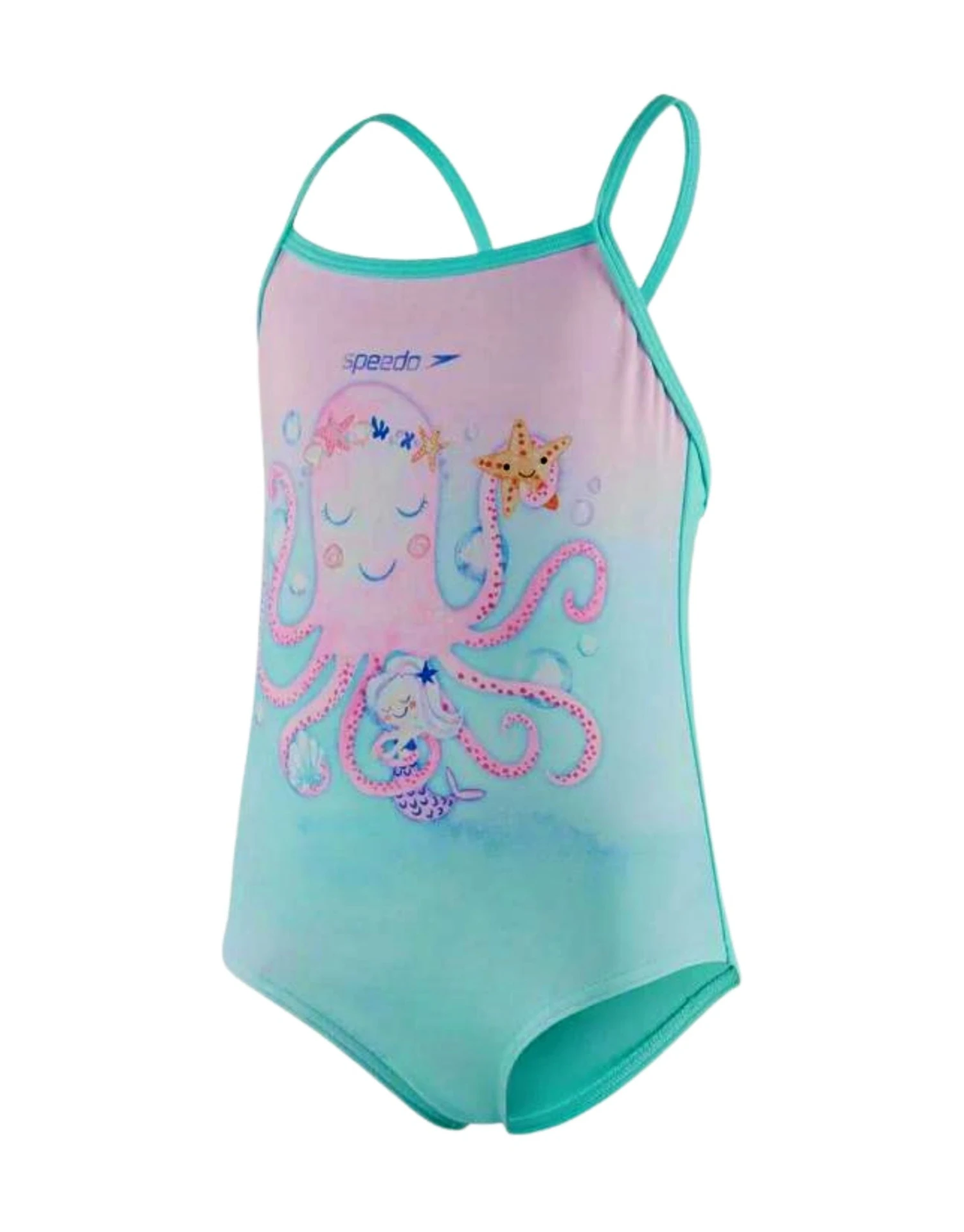 Speedo Tots Girls Digital Thinstrap Swimsuit 6 Speedo Tots Girls Digital Thinstrap Swimsuit - Image 4