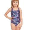 Zoggs Tots Girls Kitty Actionback Swimsuit -Aqua Wear Shop TotsGirlsKittyActionback 1