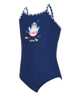 Zoggs Tots Girls Little Gull Crossback Swimsuit