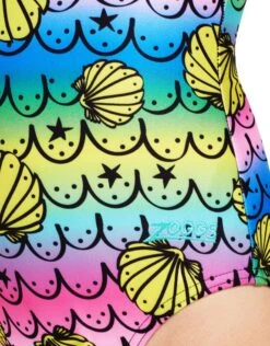 Zoggs Tots Girls Mermaids Crossback Swimsuit -Aqua Wear Shop TotsGirlsMermaidsCrossbackSwimsuit 3