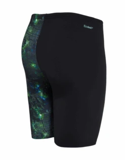 Zoggs Urban Galaxy Print Mid Jammer - Black/Green -Aqua Wear Shop Untitleddesign 31