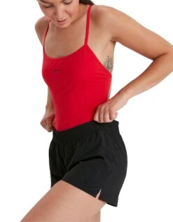 Speedo Womens Essential Watershort - Black -Aqua Wear Shop WomensEssentialWatershort Black 2