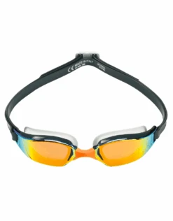 Xceed Titanium Mirrored Swim Goggle - Phelps -Aqua Wear Shop XCEEDDarkGreyWhite 4 fe996d50 c08d 4c1a 81c4 33ee8e54bd5c