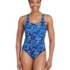 Zoggs Catalyst Actionback Swimsuit - Navy/Blue