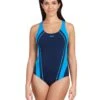 Zoggs Eaton Flyback Swimsuit - Navy/Blue 1 Zoggs Eaton Flyback Swimsuit - Navy/Blue -Aqua Wear Shop Zoggs Eaton Flyback Swimsuit Navy Blue 1