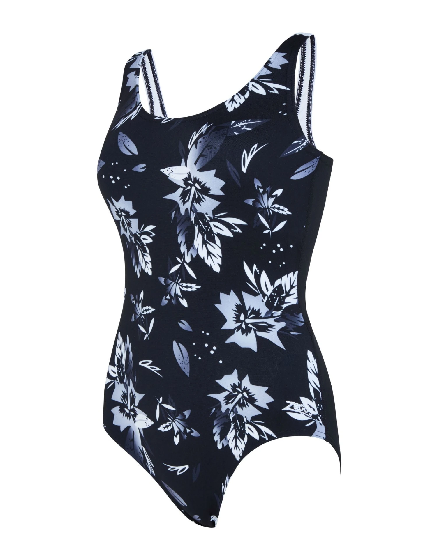 Zoggs Juliet Actionback Swimsuit - Black/White 6 Zoggs Juliet Actionback Swimsuit - Black/White - Image 4