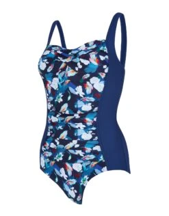Zoggs Luxor Ruched Front Swimsuit - Navy -Aqua Wear Shop Zoggs Luxor Ruched Front Swimsuit 2