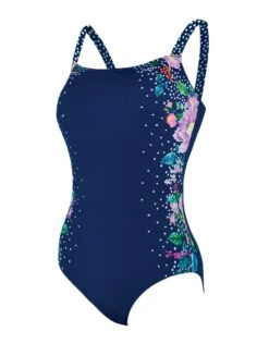 Zoggs Martinique Adjustable Classicback Swimsuit - Navy -Aqua Wear Shop Zoggs Martinique Adjustable Classicback Swimsuit 1