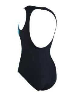 Zoggs Ocean Smoke High Front Swimsuit - Navy/Black -Aqua Wear Shop Zoggs Ocean Smike High Front Swimsuit 4