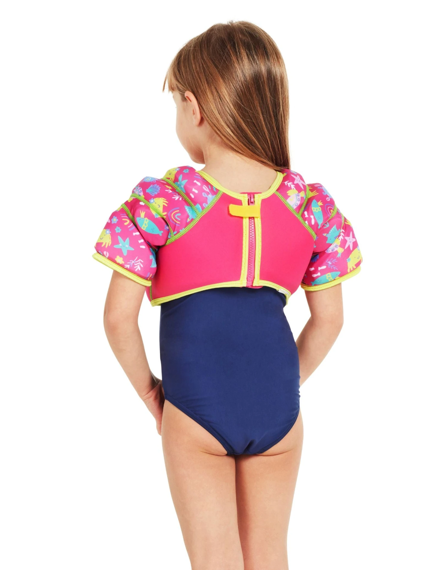 Zoggs Sea Queen Water Wings Swim Vest - Pink 4 Zoggs Sea Queen Water Wings Swim Vest - Pink - Image 2
