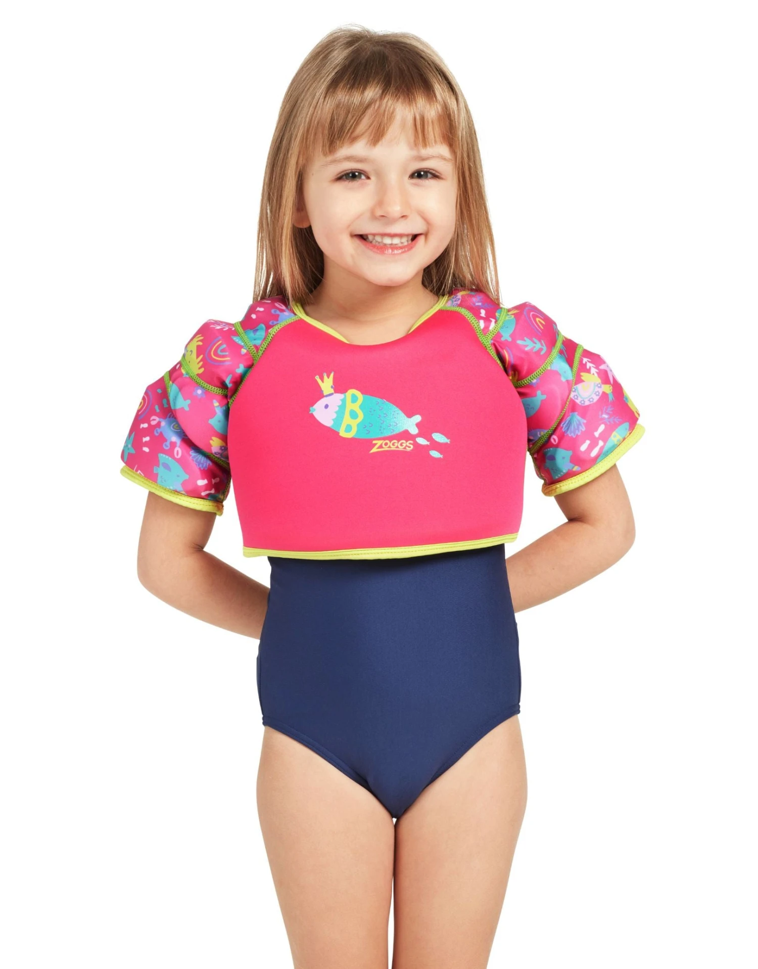 Zoggs Sea Queen Water Wings Swim Vest - Pink 3 Zoggs Sea Queen Water Wings Swim Vest - Pink