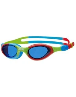 Zoggs Super Seal Junior Swim Goggle - Tinted Lens -Aqua Wear Shop Zoggs Super Seal Junior Goggles red blue tint