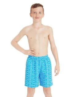 Zoggs Boys Fishes 15 Inch Shorts