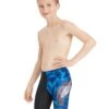 Zoggs Boys Geo Shark Mid Jammer -Aqua Wear Shop ZoggsBoysGeoSharkMidJammer 1