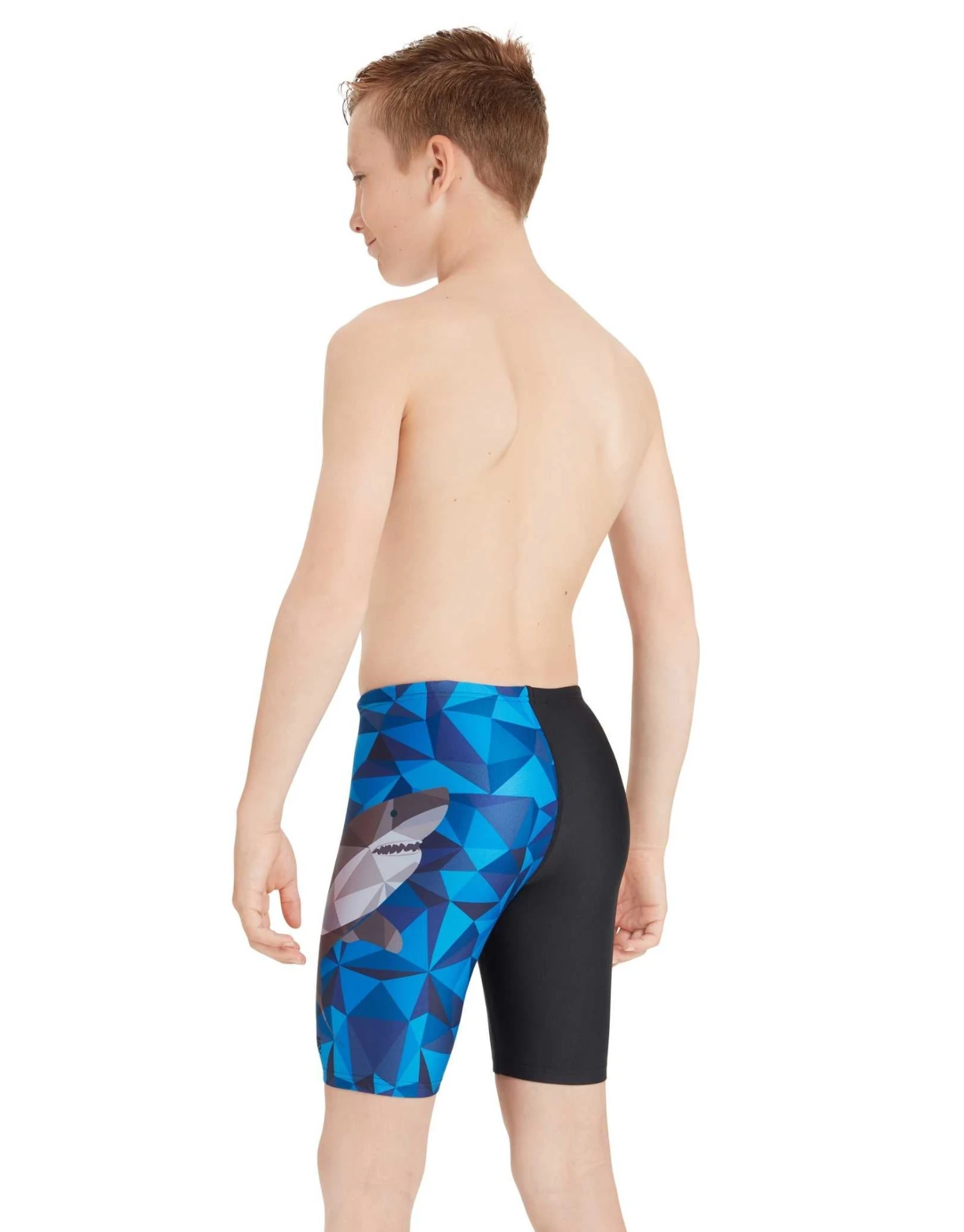 Zoggs Boys Geo Shark Mid Jammer 4 Zoggs Boys Geo Shark Mid Jammer - Image 2