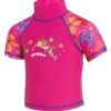 Zoggs Tots Girls Sun Protection Top - Pink