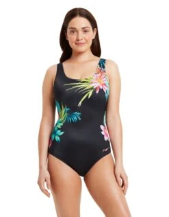 Zoggs Tropic Scoopback Swimsuit 13 Zoggs Tropic Scoopback Swimsuit -Aqua Wear Shop ZoggsTropicScoopbackSwimsuit 3