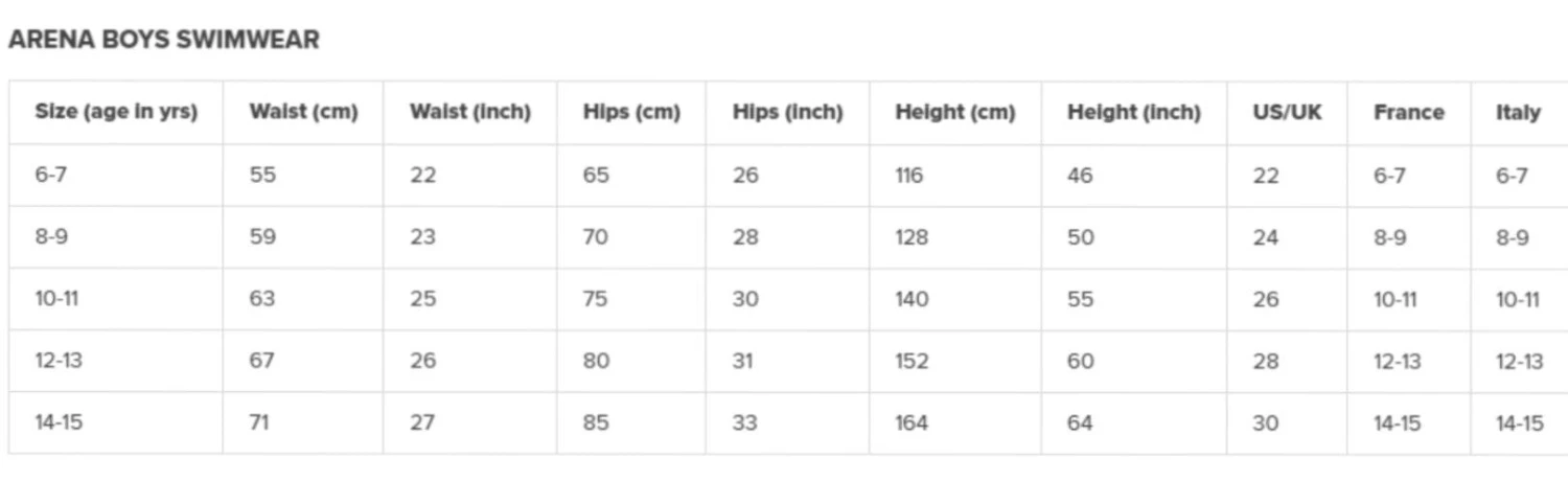 Arena Boys Team Solid Swim Jammer - Navy/White 6 Arena Boys Team Solid Swim Jammer - Navy/White - Image 4