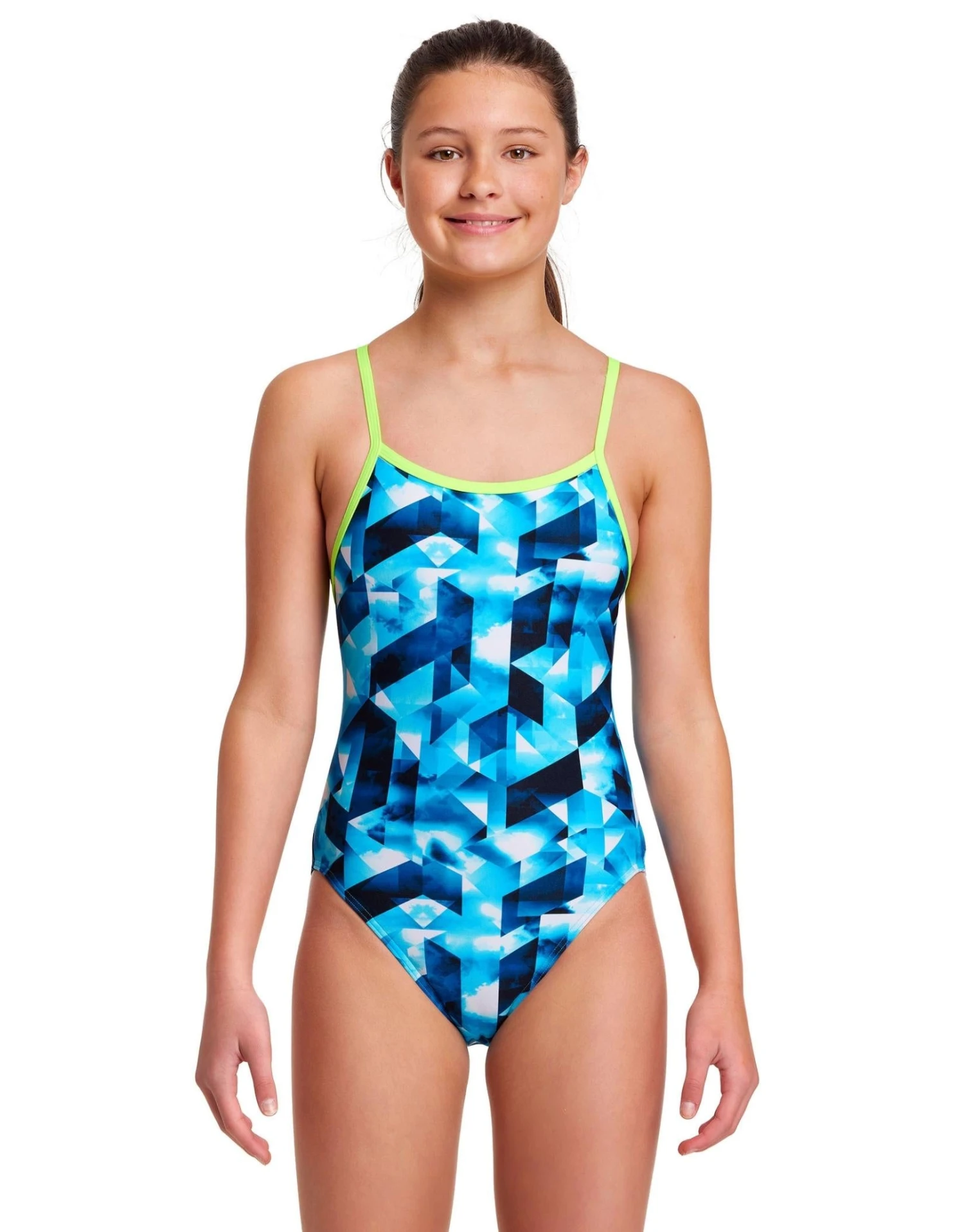 FUNKITA Girls Hidden Depths Single Strap Swimsuit 3 FUNKITA Girls Hidden Depths Single Strap Swimsuit