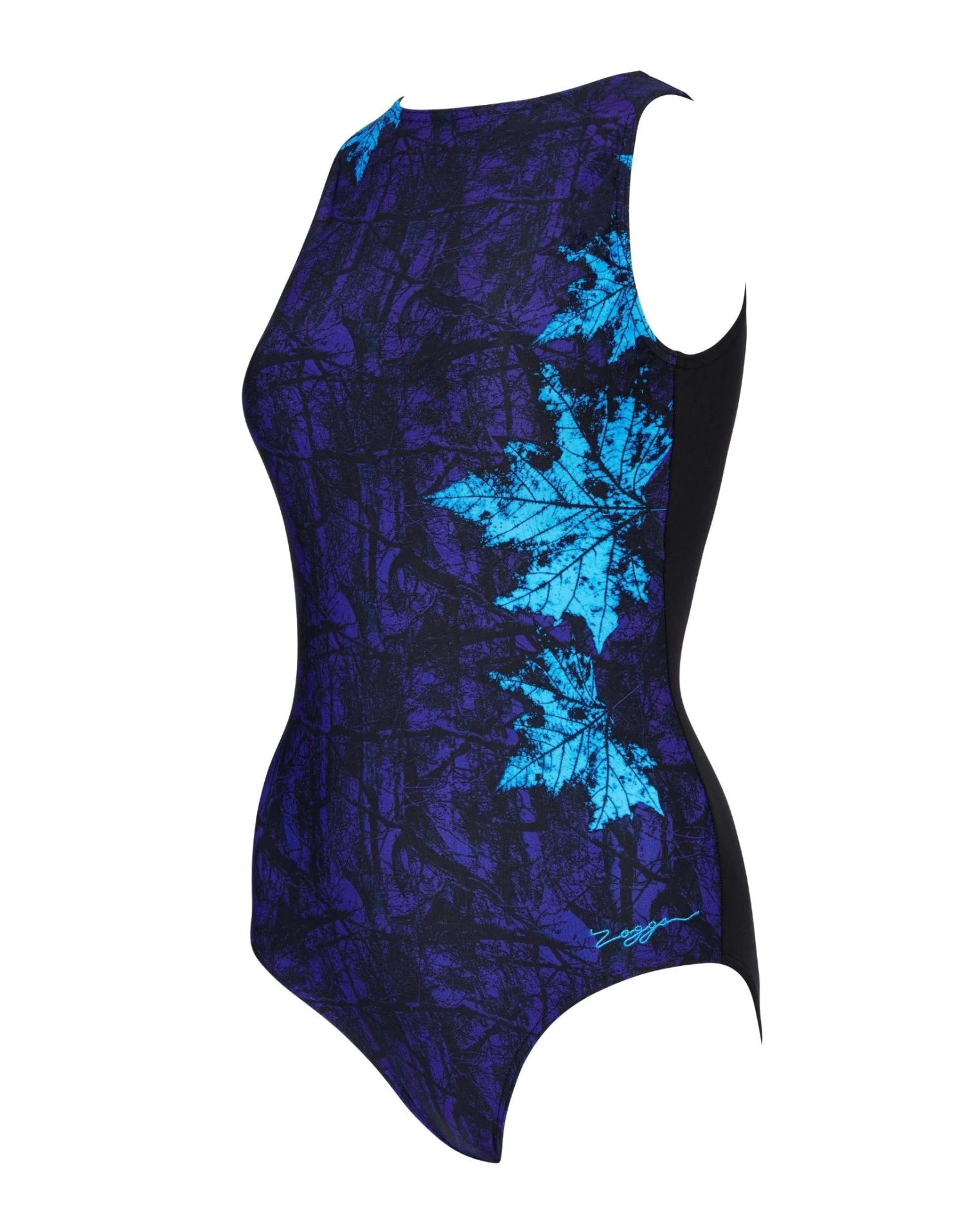 Zoggs Indigo Forest Hi Front Swimsuit 8 Zoggs Indigo Forest Hi Front Swimsuit - Image 6