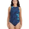 Zoggs Indigo Forest Hi Front Swimsuit -Aqua Wear Shop indigohifrontswimsuit 3