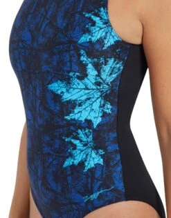 Zoggs Indigo Forest Hi Front Swimsuit 11 Zoggs Indigo Forest Hi Front Swimsuit -Aqua Wear Shop indigohifrontswimsuit 4