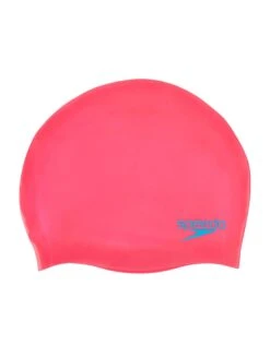 Speedo Junior Plain Moulded Silicone Cap -Aqua Wear Shop speedo junior plain moulded cap pink blue