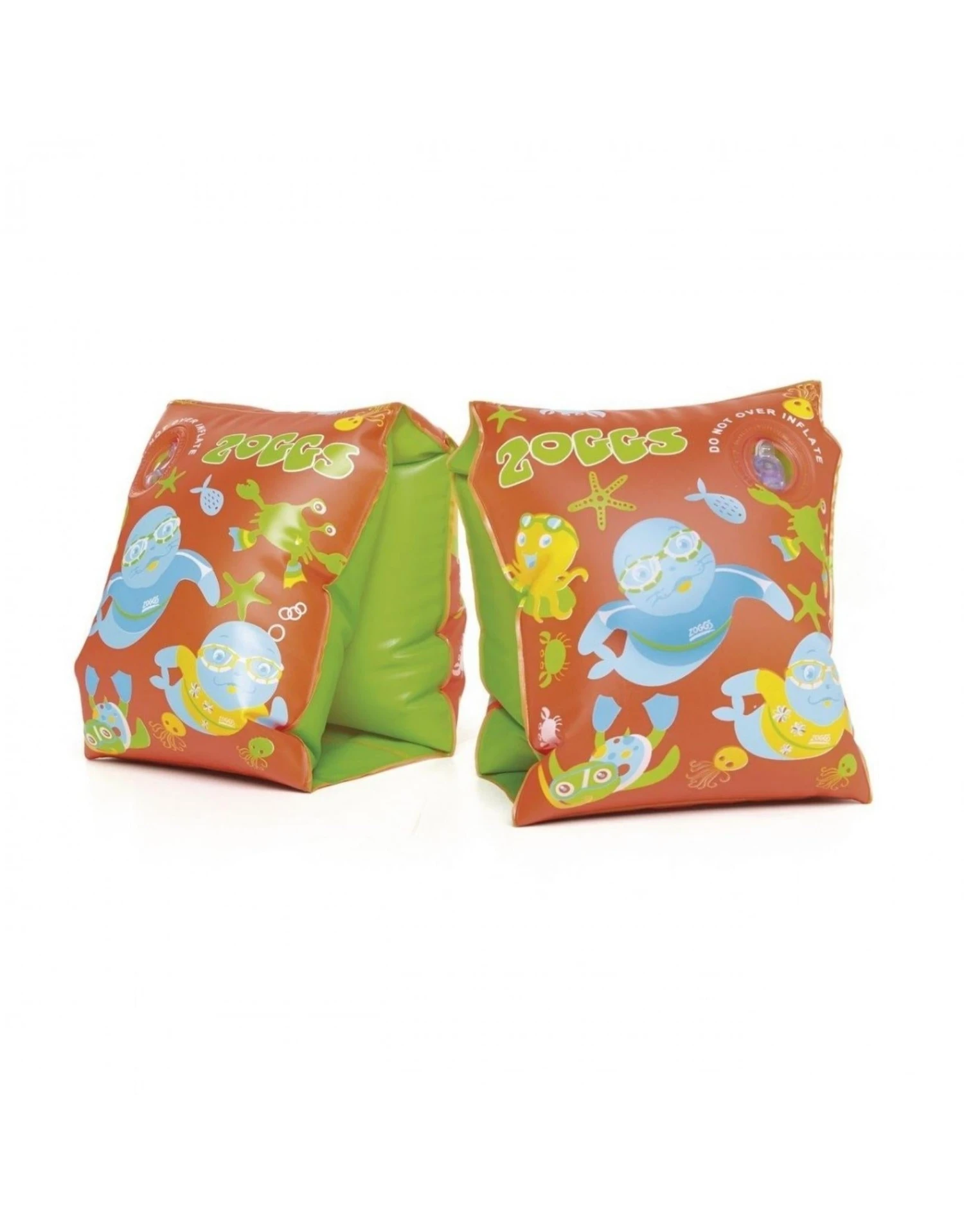 Zoggs Zoggy Swimbands - 1-6 Years - Orange/Green 3 Zoggs Zoggy Swimbands - 1-6 Years - Orange/Green