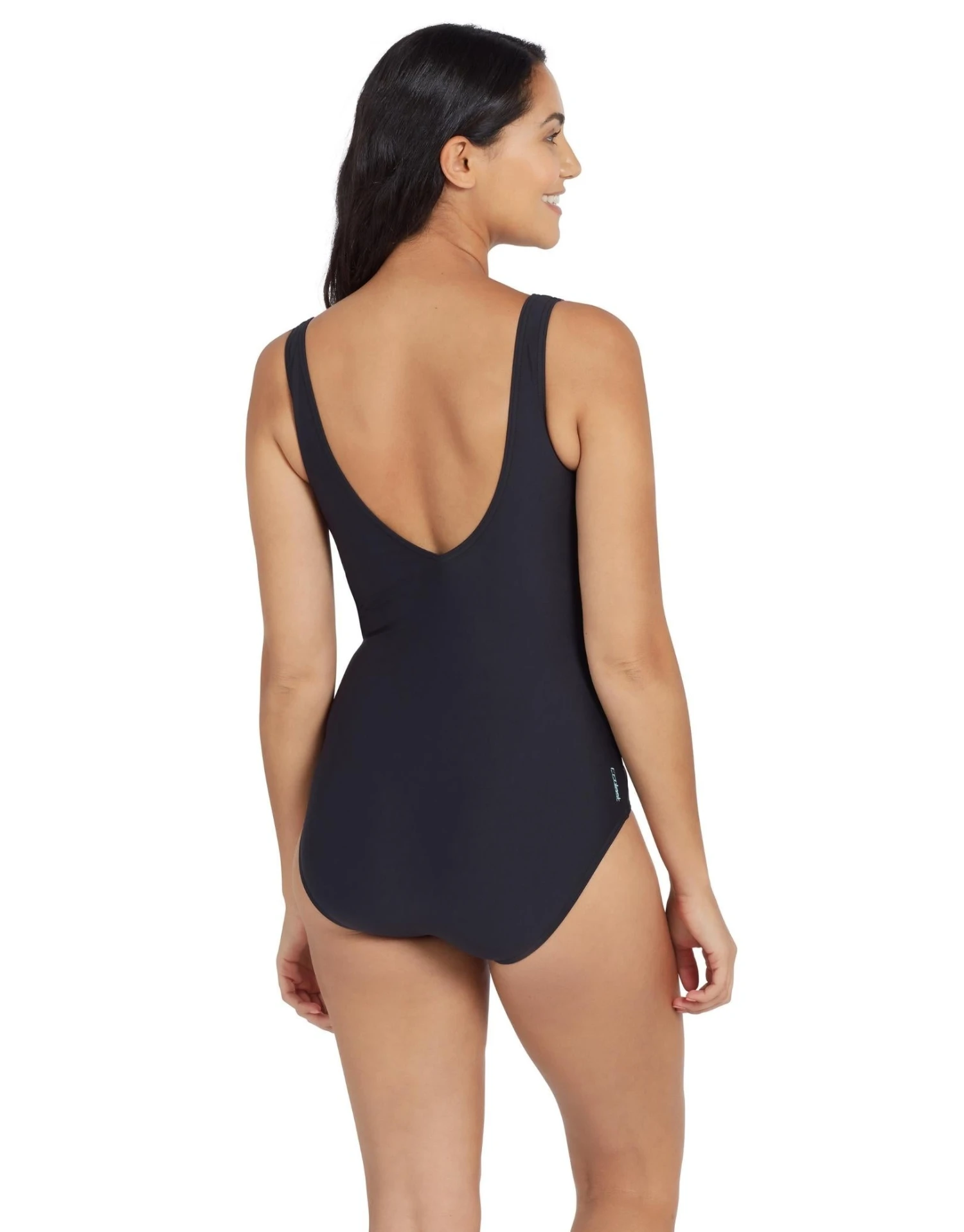 Zoggs Vintage Geo Crossover V Back Swimsuit 4 Zoggs Vintage Geo Crossover V Back Swimsuit - Image 2